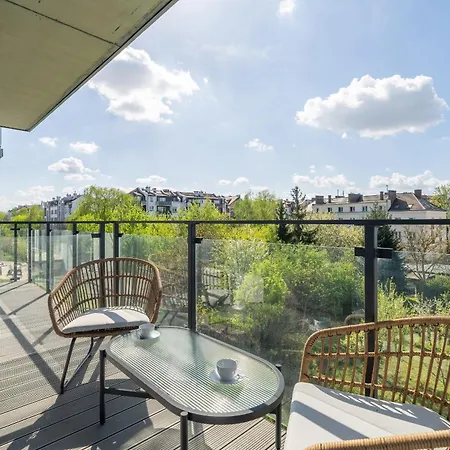 Family In With 2 Parking Spaces, 3 Bedrooms And Balcony By Renters Apartment Poznan